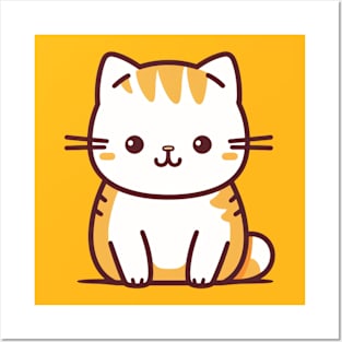 Orange Cat Posters and Art